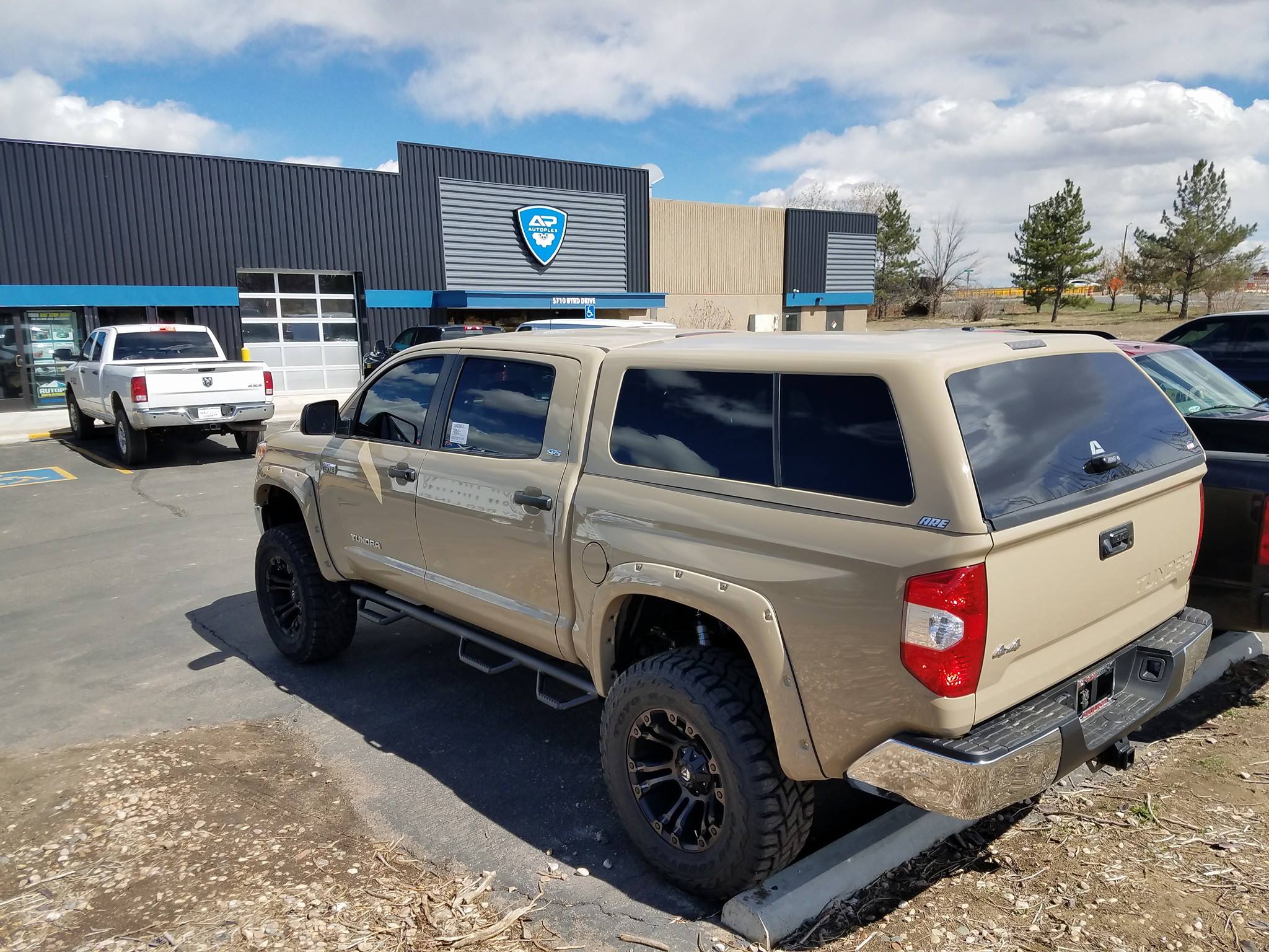 Tundra Truck Topper and Lift Kit Installed in Greeley, Colorado